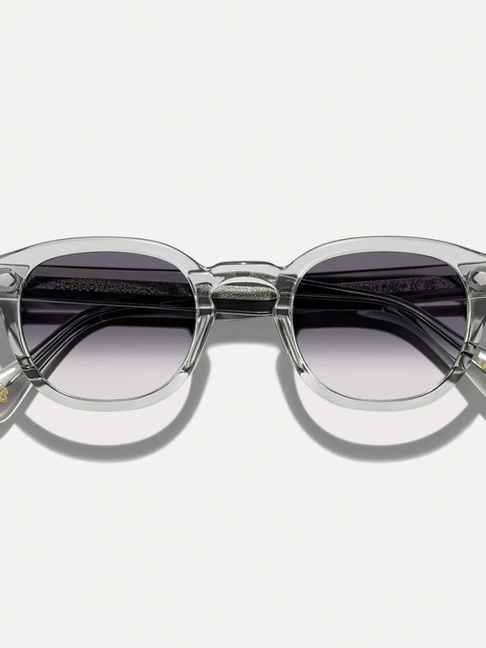 MOSCOT LEMTOSH MONOCHROME — LIGHT GREY — SIZE 44